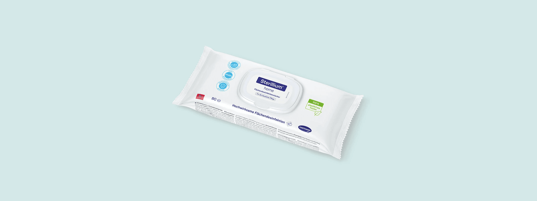 Sterillium home Desinfektionstücher Packung