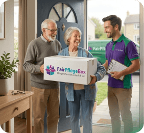 FairPflegeBox stressfreier Bestellprozess zu Hause