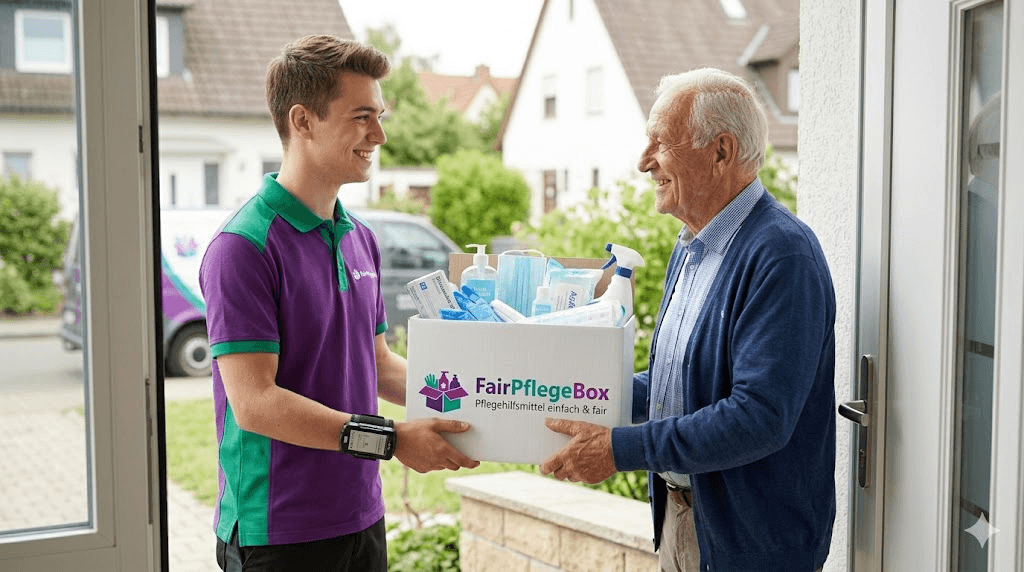 FairPflegeBox zuverlässige Lieferung an der Haustür